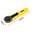 Couteau rotatif découpeur cutter rotary lame circulaire jaune noir 45 mm