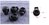 Balle clip serrage verrous cordon arrêt cordon 6 pcs 7 x 5 mm autobloquers noir